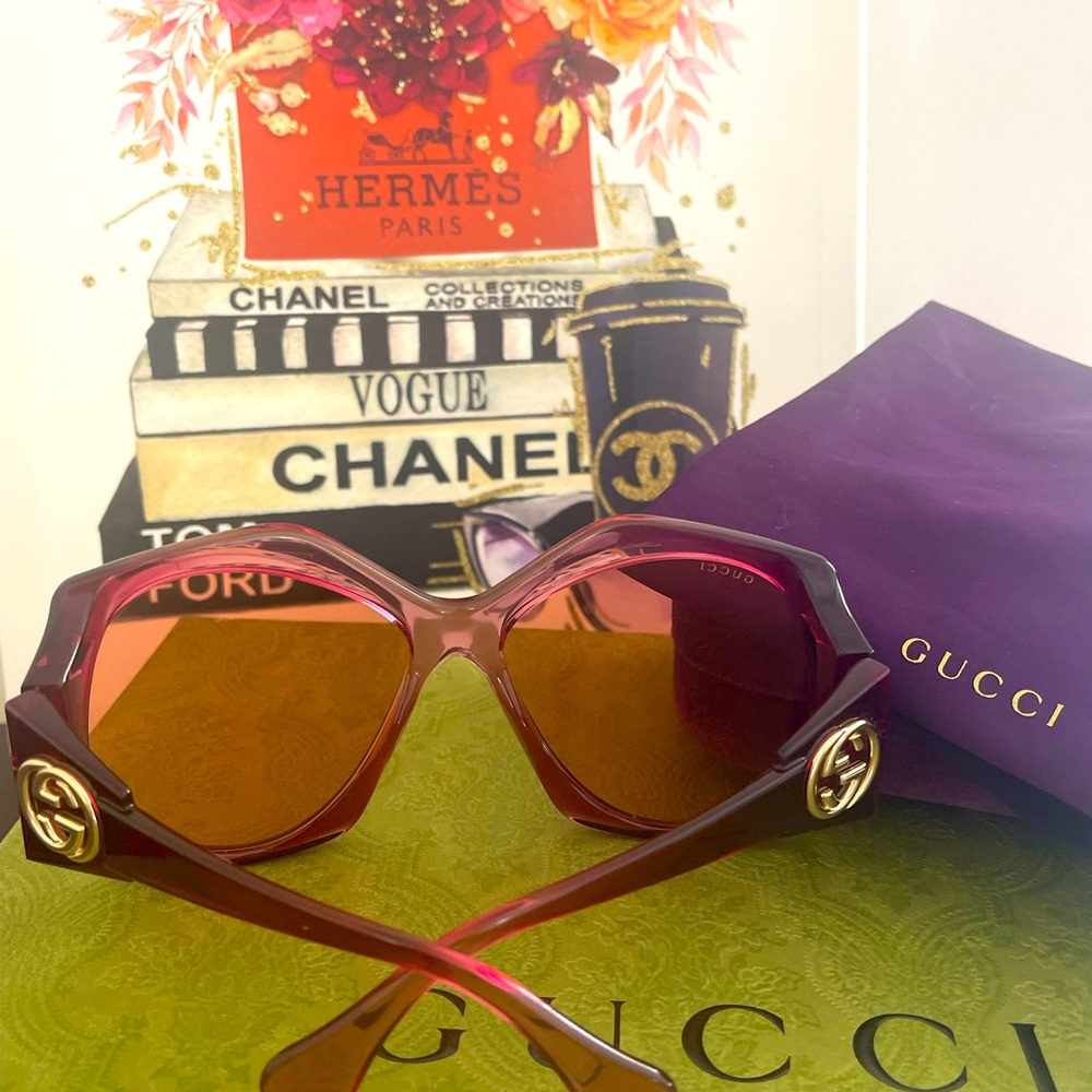 Women Gucci sunglasses 🕶️🩷 - Picture 5 of 17